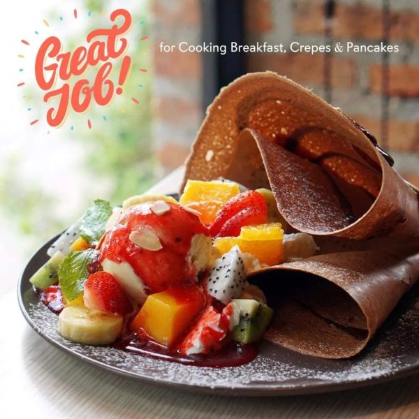 Electric Crepe, Pancake, and Pizza Maker