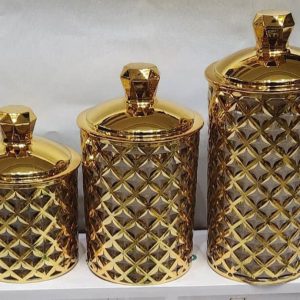 3 pcs luxurious canister
