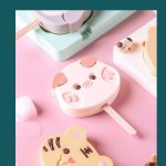 Fun Silicone Ice Cream & Popsicle Molds (Chick & Tiger Design)