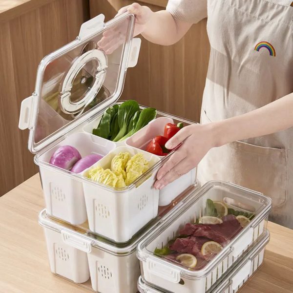 4 compartments storage