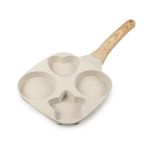 4 holes frying pan