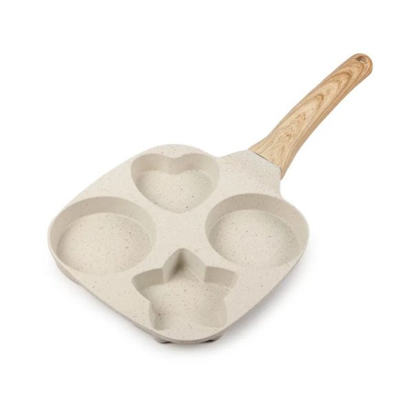 4 holes frying pan