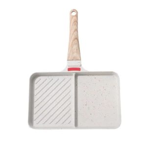 2 compartments frying pan