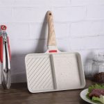 2 compartments frying pan