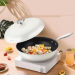High-Quality Non-Stick Wok Pan with Pebble Design