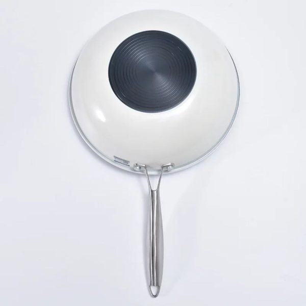 High-Quality Non-Stick Wok Pan with Pebble Design
