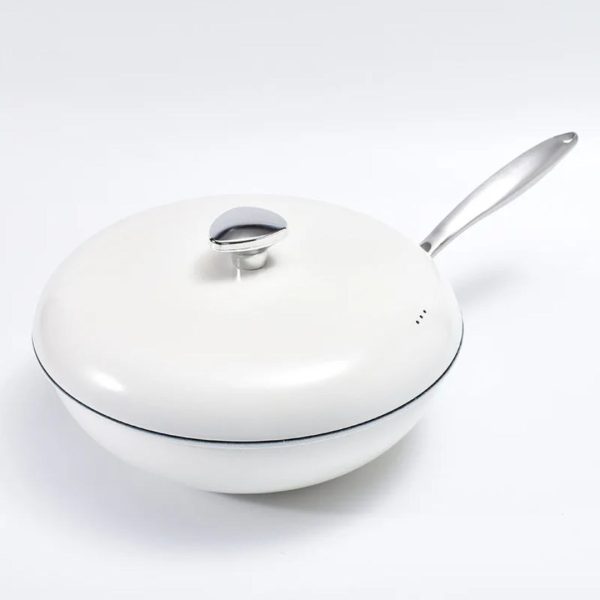 High-Quality Non-Stick Wok Pan with Pebble Design