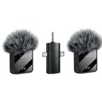 Tx F11-2 3-in-1 Wireless Lavalier Microphone with Noise Cancellation