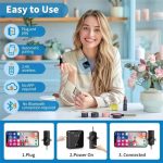 Tx F11-2 3-in-1 Wireless Lavalier Microphone with Noise Cancellation