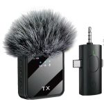 Tx F11-2 3-in-1 Wireless Lavalier Microphone with Noise Cancellation