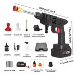 24V Cordless Portable Car Washer with Lithium Battery