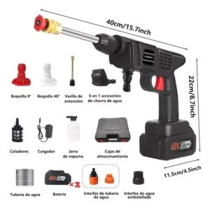 24V Cordless Portable Car Washer with Lithium Battery