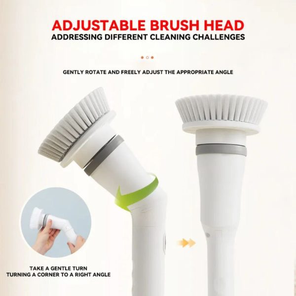 Cordless Rechargeable Electric Spin Scrubber