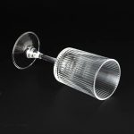 Sunyo Ribbed Fluted Wine Glasses