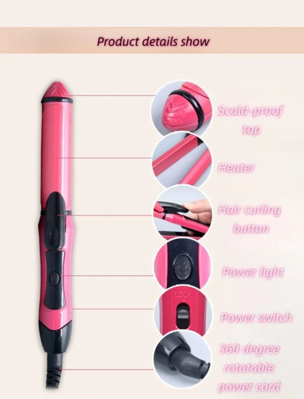 Nova 2-in-1 Hair Straightener and Curler