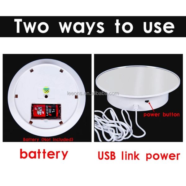 360° Electric Rotating Display Turntable