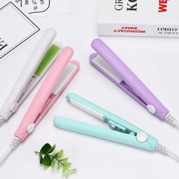 Mini Hair Straightener / 2-in-1 Portable Ceramic Flat Iron