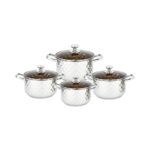 4 Pcs Stainless Steel Cookware
