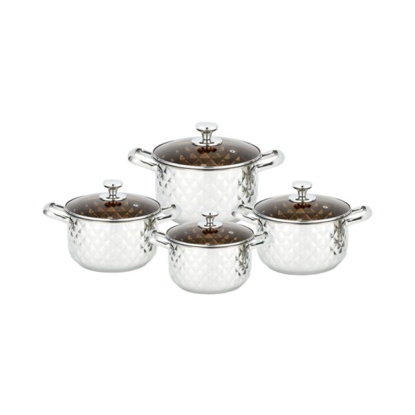 4 Pcs Stainless Steel Cookware