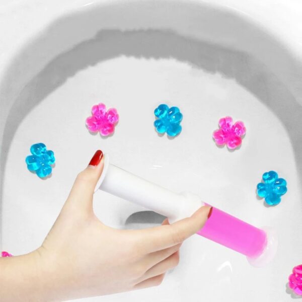 Toilet Fragrance Gel (Aromatic Flower Toilet Cleaner Gel)