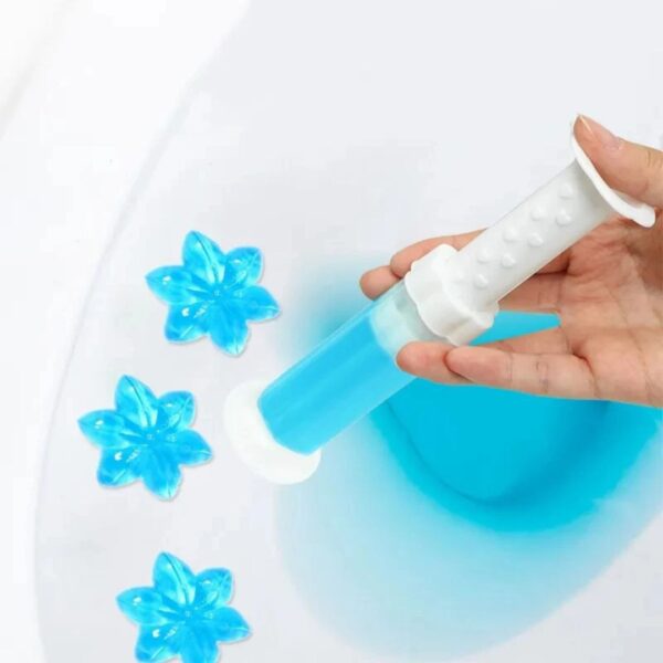 Toilet Fragrance Gel (Aromatic Flower Toilet Cleaner Gel)
