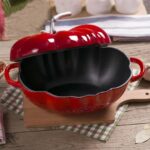 Tomato Shaped Cast Iron (Staub 3-Quart Tomato Cocotte)