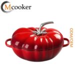 Tomato Shaped Cast Iron (Staub 3-Quart Tomato Cocotte)