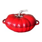 Tomato Shaped Cast Iron (Staub 3-Quart Tomato Cocotte)