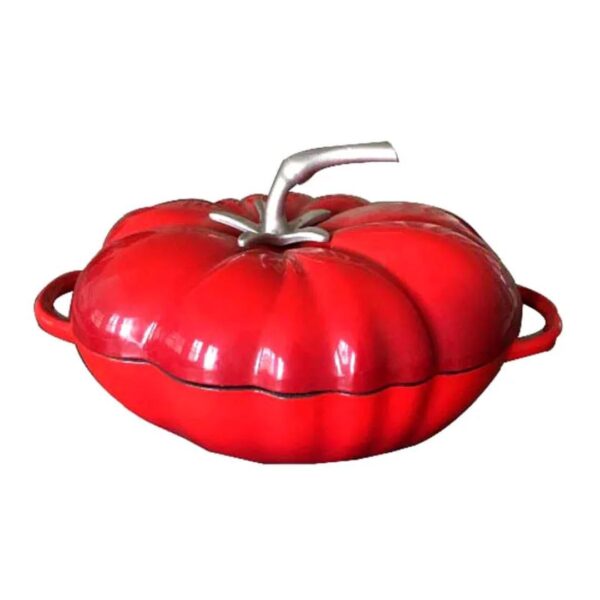 Tomato Shaped Cast Iron (Staub 3-Quart Tomato Cocotte)