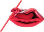 Lips Shaped Cup (Red Novelty Lip-Shaped Tumbler)