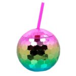 Disco Round Cup (Rainbow Disco Ball Tumbler)