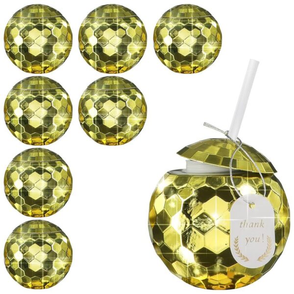 Disco Round Cup (Reusable Disco Ball Tumbler)