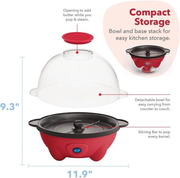 Raf Popcorn Maker (Electric Hot Air Popcorn Maker)