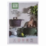 28 cm Pot (Die-Cast Alloy Casserole with Wood-Look Handles)