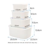 4 pcs Storage Containers