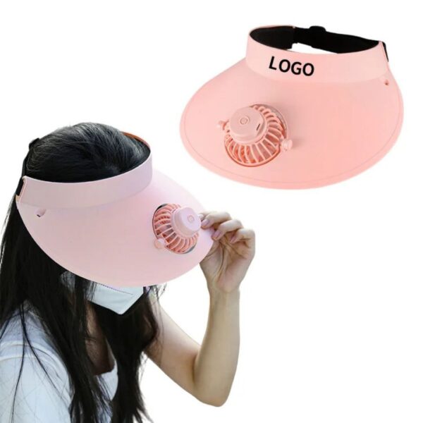 Rechargeable Hat Fan / Sun Visor with USB Fan