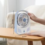 Rechargeable Fan with Light: Winning Star ST-4063 LED Table Fan