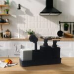 Kitchen Sponge Set / Sink Organizer with Dual Soap Dispensers
