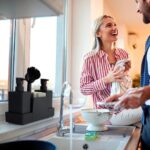 Kitchen Sponge Set / Sink Organizer with Dual Soap Dispensers