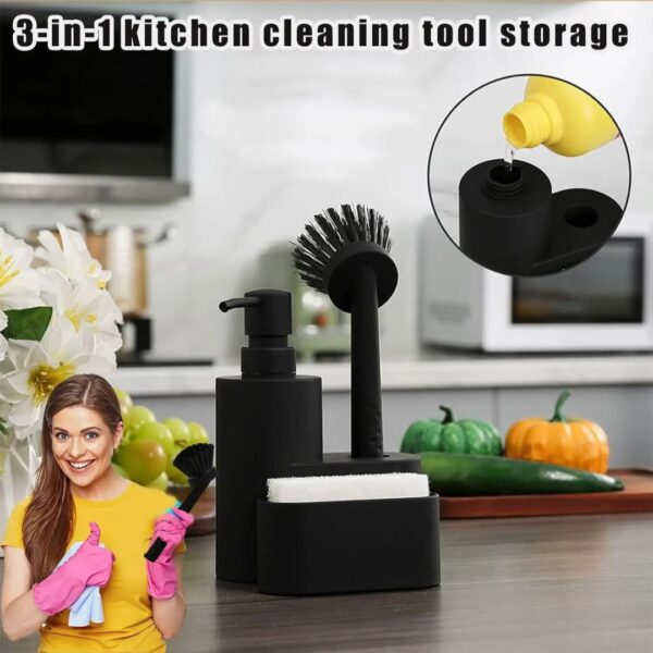 3-in-1 Kitchen Sponge Set / Sink Organizer