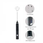 Rechargeable Frother (USB Speed-Adjustable Milk Frother)
