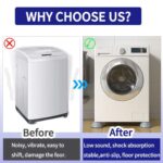 Scok Pad / Anti-Vibration and Anti-Slip Mat (4 Pcs)