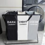 Foldable Laundry Bag (3-Section Sorting Hamper)