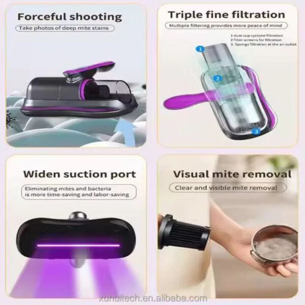 Lint Vacuum Cleaner / UV Mattress Vacuum Cleaner (Cordless)