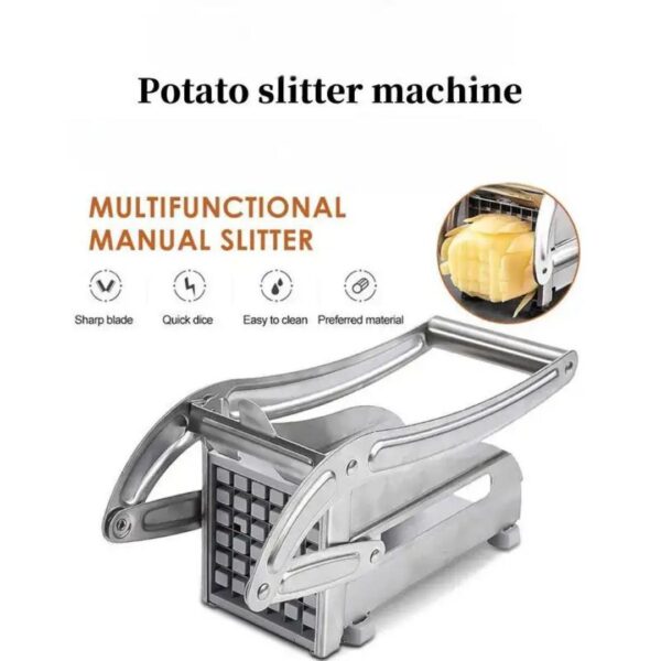 Manual Potato Cutter (Stainless Steel, Ergonomic)