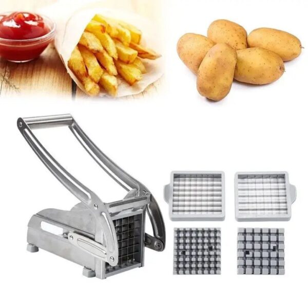 Manual Potato Cutter (Stainless Steel, Ergonomic)