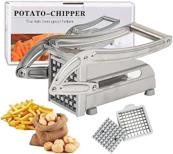 Manual Potato Cutter (Stainless Steel, Ergonomic)