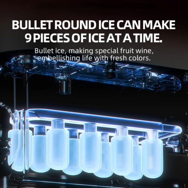 1.5 Liters Hoffmans Electric Ice Cube Maker (Portable Countertop)