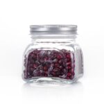 Dinganxile 500ml Square Glass Storage Jar / Bottle