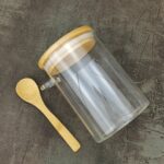 18oz Glass Prepping Jar Set for Overnight Oats (Yolowe Home)